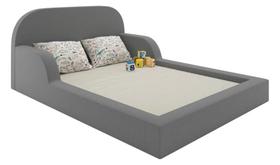 Cama Infantil Casal Montessoriana Com Colchão De Espuma Bege Segurança, Conforto E Estilo Para O Quarto Dos Sonhos