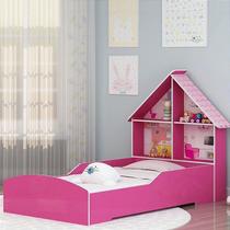 Cama Infantil Casinha 090 Rosa Pink Pok - Gelius