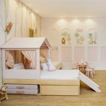 Cama Infantil Casinha em MDF Quater Linha Play