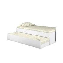 Cama Infantil com Cama Auxiliar Chiara Branco Brilho - Phoenix Cama Infantil com Cama Auxiliar Chiara Branco Brilho - Phoenix