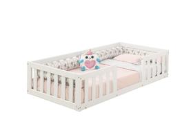 Cama Infantil Com Grade Bia - Branco