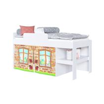 Cama Infantil com Protetor Imaginação Meu Fofinho ART Branco