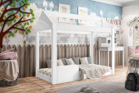 Cama Infantil Crys Montessoriana Retrô Cor Branca - JA