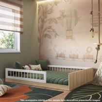 Cama Infantil de Chão Montessoriana Casal Afetto Completa Móveis Cama Infantil de Chão Montessoriana Casal Afetto Completa Móveis