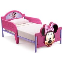 Cama Infantil Delta Children com Estribo 3D Minnie Mouse Cama Infantil Delta Children com Estribo 3D Minnie Mouse