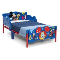 Cama Infantil Delta Children Mickey Mouse 3D Azul - 15 Meses+