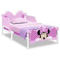 Cama Infantil Delta Children Minnie Mouse 3D Rosa - 15 Meses+