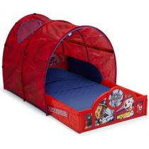 Cama Infantil Delta Children PAW Patrol com Tenda Vermelha