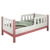 Cama Infantil Encanto 100% MDF com Grade de Proteção Lateral Cama Infantil Encanto 100% MDF com Grade de Proteção Lateral