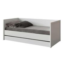 Cama Infantil Estilo Sofá - Branco