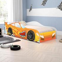 Cama infantil glow faísca laranja