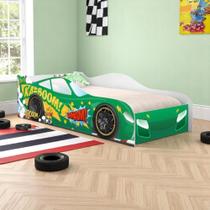 Cama Infantil Glow Faísca Verde Cama Infantil Glow Faísca Verde