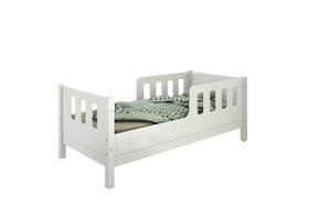 Cama Infantil Ju C/grade De Proteção Tamanho Juvenil Cor Branca P/colchão 150x70