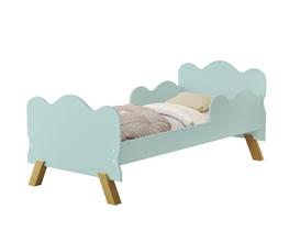 Cama Infantil Juvenil Angel Para Quarto De Menino Cor Menta