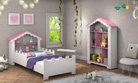 Cama infantil juvenil princesa magia com colchao