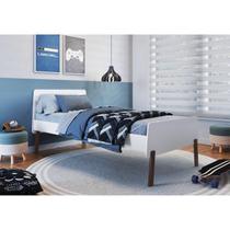 Cama Infantil/Juvenil Solteiro Léo Branco Cama Infantil/Juvenil Solteiro Léo Branco