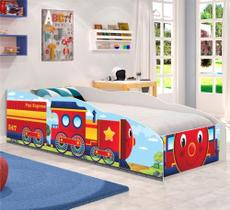 Cama Infantil Kids Speciale Carro Trenzinho com Colchão
