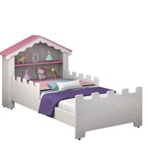 Cama Infantil Magia Castelo Princesa Rosa Para Meninas