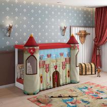 Cama Infantil Majal Bege com Shine - Pura Magia