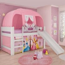 Cama Infantil MDF Princesas Disney Play Pura Magia