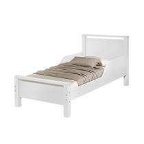Cama Infantil Meli Mini com Pés de Madeira para Criança e Quarto Infantil Clean - Branco Cama Infantil Meli Mini com Pés de Madeira para Criança e Quarto Infantil Clean - Branco