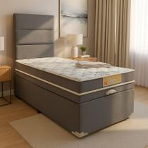 Cama Infantil Mini Cama Box Baú 70x150cm Com Colchão D28 l Genki Kenko