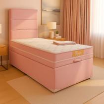 Cama Infantil Mini Cama Box Baú 70x150cm Com Colchão D28 l Genki Kenko