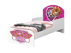 Cama Infantil Mini Menina Adesivada Patrulhas Rosa Br