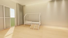 Cama Infantil Montessori em Aço com escorregador Cama Infantil Montessori em Aço com escorregador