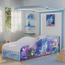 Cama Infantil Montessori Frozen Cor Azul Quarto De Menina Cama Infantil Montessori Frozen Cor Azul Quarto De Menina
