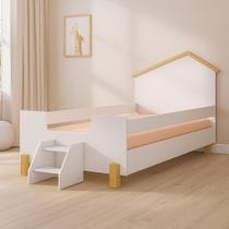 Cama Infantil Montessoriana Ayla Solteiro com Colchão