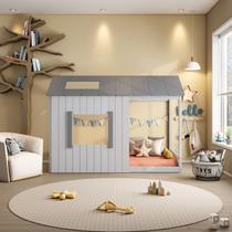 Cama Infantil Montessoriana Cabana Pkolino