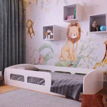 Cama Infantil Montessoriana com Colchão Jardim Gazin Movelbras