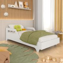Cama Infantil Montessoriana Em Mdf Joy Branco - M.a