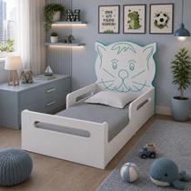 Cama Infantil Montessoriana Gatinha MDF Com Proteção Lateral Menina e Menino Segura e Divertida Cama Infantil Montessoriana Gatinha MDF Com Proteção Lateral Menina e Menino Segura e Divertida