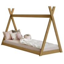 Cama Infantil Montessoriana Madeira Quarto Modelo Cabana