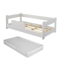 Cama Infantil Montessoriana Meninas Meninos Baby Para Quarto De Criança Arco Iris Com Colchão Cor Branco Neloja