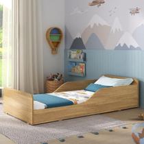 Cama Infantil Montessoriana Para Colchão 70x150cm 100% Mdf Suspiro Multimóveis Bb2379 - Madeirado Cama Infantil Montessoriana Para Colchão 70x150cm 100% Mdf Suspiro Multimóveis Bb2379 - Madeirado
