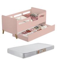 Cama Infantil Montessoriana Proteção Lateral Cecilia Auxiliar Sapateira Com 1 Colchão Incluso Cama Infantil Montessoriana Proteção Lateral Cecilia Auxiliar Sapateira Com 1 Colchão Incluso