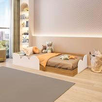 Cama infantil montessoriana solteiro cloud