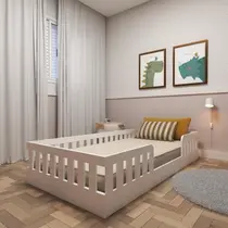 Cama Infantil Montessoriana Solteiro Sol Cama Infantil Montessoriana Solteiro Sol