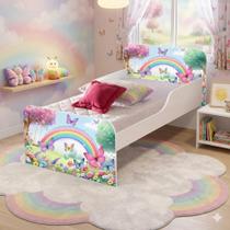 Cama infantil móveis para quarto crianças meninas com colchão