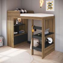 Cama Infantil Multifuncional Amsterdam 1 Porta Mel - Art In Móveis Cama Infantil Multifuncional Amsterdam 1 Porta Mel - Art In Móveis