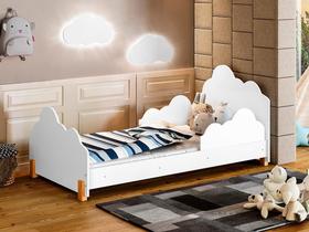 Cama Infantil Princesa Branco com 2 Luminárias - Divaloto