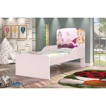 Cama Infantil Princesa Nicole Branco/Rosa