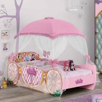 Cama Infantil Princesas Disney Star com Dossel - Pura Magia