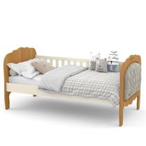 Cama Infantil Provence com Capitonê Freijó Off White Matic