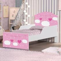 Cama Infantil Rosa Menina Com Colchão - Mais de Casa