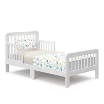 Cama Infantil Storkcraft Pasadena Branca com Grades de Proteção - Certificada