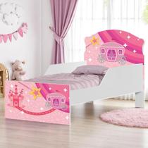Cama Infantil Tick Carruagem Princesa Rosa